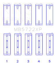 Load image into Gallery viewer, King Mitsubishi 4B11T EVO X 2007+ (Size STDX) Performance Main Bearing Set