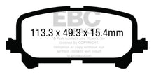 Cargar imagen en el visor de la galería, EBC 14+ Acura MDX 3.5 Greenstuff Rear Brake Pads