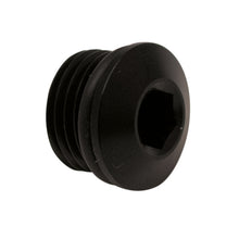 Cargar imagen en el visor de la galería, DeatschWerks 6AN ORB Male Plug Low Profile Internal Allen/Hex (Incl O-Ring) - Anodized Matte Black