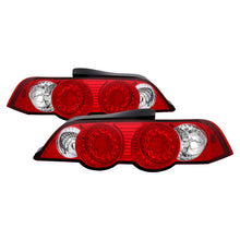 Cargar imagen en el visor de la galería, Spyder Acura RSX 02-04 LED Tail Lights Red Clear ALT-YD-ARSX02-LED-RC