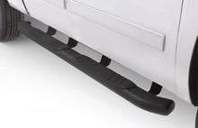 Cargar imagen en el visor de la galería, Lund 07-17 Chevy Silverado 1500 Ext. Cab (Excl. 11-17 Diesel Model) 5in. Oval Bent Nerf Bars - Black