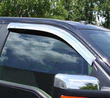 Cargar imagen en el visor de la galería, AVS 99-16 Ford F-250 Standard Cab Outside Mount Front Window Ventvisor 2pc - Chrome