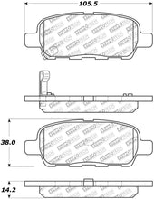 Load image into Gallery viewer, StopTech Street Select 14-17 Infiniti Q50 Rear Brake Pads