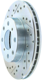 StopTech Select Sport 96-00 Honda Civic DX/HX Coupe Slotted and Drilled Right Front Rotor