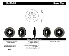 Cargar imagen en el visor de la galería, StopTech 07-09 Lexus ES 250/ES 300/ ES330/ES350 SportStop Slotted &amp; Drilled Right Front Rotor