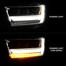 Cargar imagen en el visor de la galería, ANZO 19-20 Dodge Ram 1500 Tradesman LED Projector Headlights Plank Style w/Sequential Black (Driver)