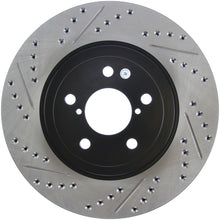 Cargar imagen en el visor de la galería, StopTech Slotted &amp; Drilled Sport Brake Rotor