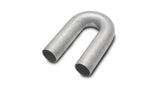 Vibrant 180 Degree Mandrel Bend 1.625in OD x 2in CLR 304 Stainless Steel Tubing