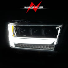 Cargar imagen en el visor de la galería, ANZO 19-20 Dodge Ram 1500 Tradesman LED Projector Headlights Plank Style w/Sequential Black (Pass.)