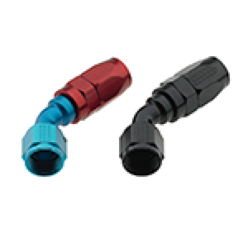 Fragola -12AN x 45 Degree Pro-Flow Hose End - Black