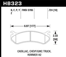 Cargar imagen en el visor de la galería, Hawk Chevy / GMC Truck / Hummer LTS Street Rear Brake Pads