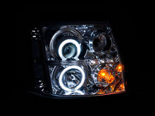 Cargar imagen en el visor de la galería, ANZO 2003-2006 Cadillac Escalade Projector Headlights w/ Halo Chrome (CCFL) (HID Compatible)