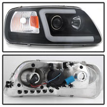 Cargar imagen en el visor de la galería, Spyder 97-03 Ford F-150 (After 6/1997) Light Bar Projector Headlights - Blk (PRO-YD-FF15097V2-LB-BK)