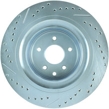 Cargar imagen en el visor de la galería, StopTech Select Sport 08-13 Infiniti G37 Slotted and Drilled Left Rear Brake Rotor