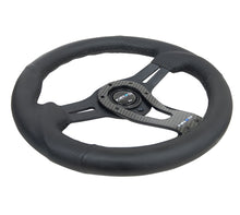 Cargar imagen en el visor de la galería, NRG Reinforced Steering Wheel (320mm) w/Carbon Center Spoke