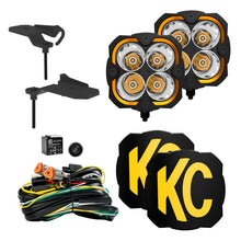Load image into Gallery viewer, KC HiLiTES Jeep 392/Mojave FLEX ERA 4 2-Light Sys Ditch Light Kit (Spot Beam)