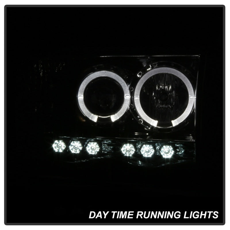 Spyder Dodge Ram 1500 02-05/Ram 2500 03-05 Projector Headlights LED Halo LED Smke PRO-YD-DR02-HL-SMC