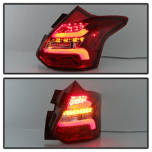 Cargar imagen en el visor de la galería, Spyder 12-14 Ford Focus 5DR LED Tail Lights - Red Clear (ALT-YD-FF12-LED-RC)