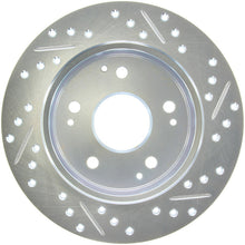 Cargar imagen en el visor de la galería, StopTech Select Sport Drilled &amp; Slotted Rotor - Rear Right