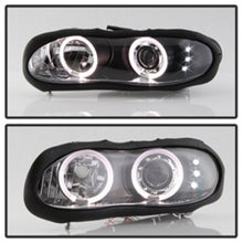 Cargar imagen en el visor de la galería, Spyder Chevy Camaro 98-02 Projector Headlights LED Halo LED Blk - Low H1 PRO-YD-CCAM98-HL-BK