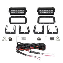 Load image into Gallery viewer, Westin HDX Flush Mount B-FORCE LED Light Kit (Set of 2) w/wiring harness - Black