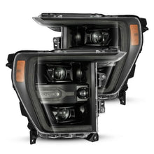 Cargar imagen en el visor de la galería, AlphaRex 21-22 Ford F150 Luxx-Series Projector Headlights Alpha-Black w/Activ Light/Seq Signal