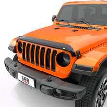 Cargar imagen en el visor de la galería, EGR Jeep 2018+ Wrangler / 2020+ Gladiator Superguard Hood Shield - Dark Smoke (305251)