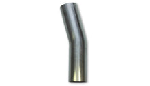 Cargar imagen en el visor de la galería, Vibrant 1.5in O.D. T304 SS 15 deg Mandrel Bend 4in x 4in leg lengths (1.5in Centerline Radius)