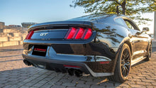 Cargar imagen en el visor de la galería, Corsa 2015-2017 Ford Mustang GT 5.0 3in Axle Back Exhaust Black Quad Tips (Sport)