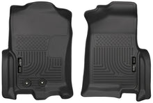 Cargar imagen en el visor de la galería, Husky Liners 2015 Ford Expedition/Lincoln Navigator WeatherBeater Front Black Floor Liners
