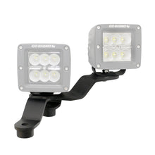 Cargar imagen en el visor de la galería, Go Rhino 18-20 Jeep Wrangler JL/JLU/Gladiator JT Light Mount - Two 3in Cubes Offset