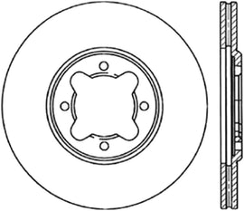 StopTech 82-85 Toyota Celica Supra Drilled Front Left Rotor