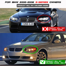 Cargar imagen en el visor de la galería, Spyder BMW E90 3-Series 06-08 4DR Projector CCFL Halo - Eyebrow Bulb Blk- PRO-YD-BMWE9005-CCFL-BK