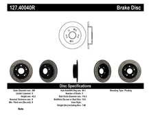 Cargar imagen en el visor de la galería, StopTech 06-09 Honda Civic Ex/Si Slotted &amp; Drilled Right Rear Rotor