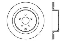 Cargar imagen en el visor de la galería, StopTech 09 Infiniti FX50 SportStop Slotted &amp; Drilled Rear Right Rotor