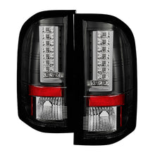 Cargar imagen en el visor de la galería, Spyder Chevy Silverado 07-13 Version 2 LED Tail Lights - Black ALT-YD-CS07V2-LED-BK