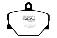 Cargar imagen en el visor de la galería, EBC 08+ Smart Fortwo 1.0 Greenstuff Front Brake Pads