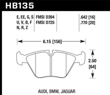 Cargar imagen en el visor de la galería, Hawk 1989-1995 BMW 525i HPS 5.0 Front Brake Pads