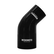 Cargar imagen en el visor de la galería, Mishimoto Silicone Reducer Coupler 45 Degree 2.5in to 3.25in - Black