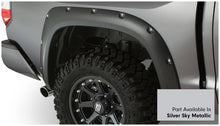 Cargar imagen en el visor de la galería, Bushwacker 16-18 Toyota Tundra Fleetside Pocket Style Flares 4pc 66.7/78.7/97.6in Bed - Silver Sky