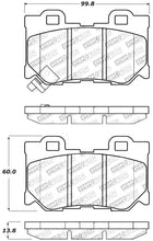 Cargar imagen en el visor de la galería, StopTech Performance 08-09 Infiniti FX50/G37 Rear Brake Pads