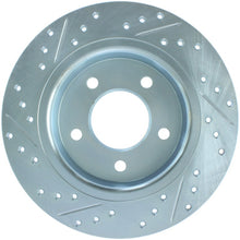 Cargar imagen en el visor de la galería, StopTech Select Sport 09-13 Mazda 3 Slotted &amp; Drilled Left Rear Brake Rotor