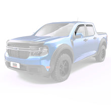 Cargar imagen en el visor de la galería, EGR 2022+ Ford Maverick In Channel Window Visors Front/Rear Set - Matte Black Crew Cab