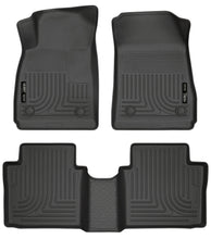 Cargar imagen en el visor de la galería, Husky Liners 14 Chevrolet Impala Weatherbeater Black Front &amp; 2nd Seat Floor Liners