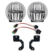 Cargar imagen en el visor de la galería, KC HiLiTES 18-23 Jeep JL/JT 4in. Gravity G4 LED Light 10w SAE/ECE Clear Fog Beam (Pair Pack System)