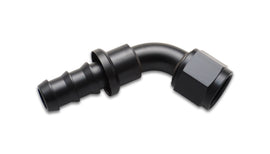 Vibrant Push-On 60 Degree Hose End Elbow Fitting Size -10AN