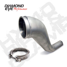 Diamond Eye KIT 4in Downpipe HX40 TURBO-DIRECT FLANGE W/ V-Band CLAMP AL DODGE 94-02