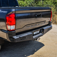 Cargar imagen en el visor de la galería, Westin 16-20 Toyota Tacoma Pro-Series Rear Bumper - Textured Black