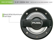 Cargar imagen en el visor de la galería, DV8 Offroad 2007-2018 Jeep JK 4 Door Black Fuel Door Assembly