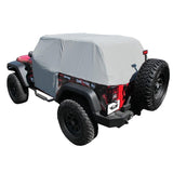 Rampage 2007-2018 Jeep Wrangler(JK) Cab Cover With Door Flaps - Grey